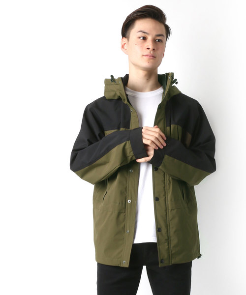 Lazar（ラザル）の「ツートンマウンテンパーカー 撥水/防風/ストレッチ