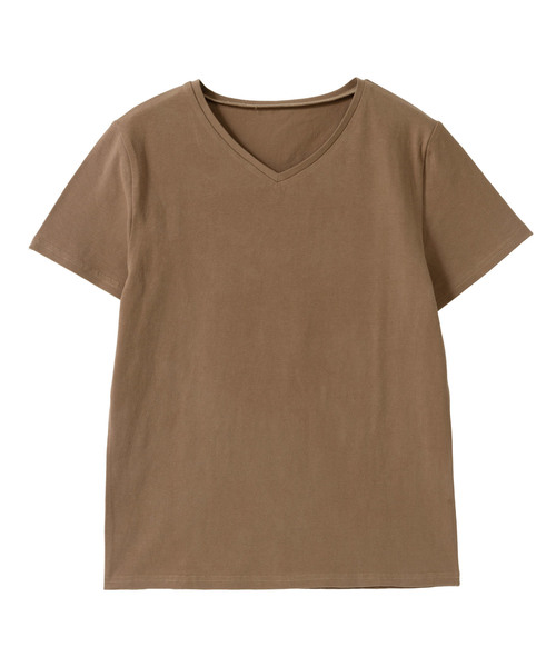 夢展望(ユメテンボウ)の「綿混ストレッチシンプルクルーorVネックTシャツ(Tシャツ/カットソー・レディース・ホワイト系その他/グリーン系その他/グレー系その他2/ブルー系その他3/その他/グレー系その他/パープル系その他/ホワイト系その他2/グリーン系その他2/パープル系その他2/その他2/ブラウン系その他/ピンク系その他/ブラック系その他2/ブルー系その他2/ピンク系その他2/ブラック系その他/ブルー系その他/ブラウン系その他2/ブルー系その他4・LARGE/MEDIUM)」の7枚目の写真