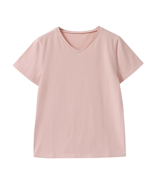 夢展望(ユメテンボウ)の「綿混ストレッチシンプルクルーorVネックTシャツ(Tシャツ/カットソー・レディース・ホワイト系その他/グリーン系その他/グレー系その他2/ブルー系その他3/その他/グレー系その他/パープル系その他/ホワイト系その他2/グリーン系その他2/パープル系その他2/その他2/ブラウン系その他/ピンク系その他/ブラック系その他2/ブルー系その他2/ピンク系その他2/ブラック系その他/ブルー系その他/ブラウン系その他2/ブルー系その他4・LARGE/MEDIUM)」の17枚目の写真