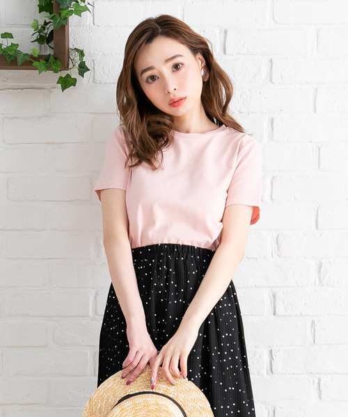 夢展望(ユメテンボウ)の「綿混ストレッチシンプルクルーorVネックTシャツ(Tシャツ/カットソー・レディース・ホワイト系その他/グリーン系その他/グレー系その他2/ブルー系その他3/その他/グレー系その他/パープル系その他/ホワイト系その他2/グリーン系その他2/パープル系その他2/その他2/ブラウン系その他/ピンク系その他/ブラック系その他2/ブルー系その他2/ピンク系その他2/ブラック系その他/ブルー系その他/ブラウン系その他2/ブルー系その他4・LARGE/MEDIUM)」の18枚目の写真