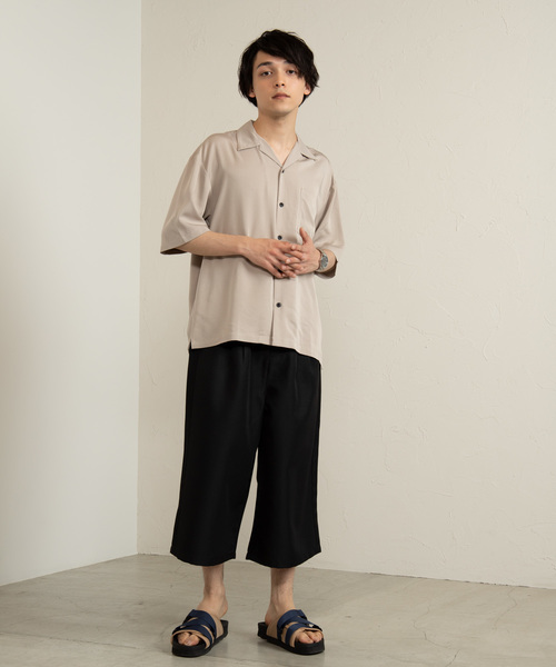 WEGO(ウィゴー)の「WEGO/ガウチョスラックス(スラックス・メンズ・ブラック・SMALL/MEDIUM/LARGE)」の3枚目の写真