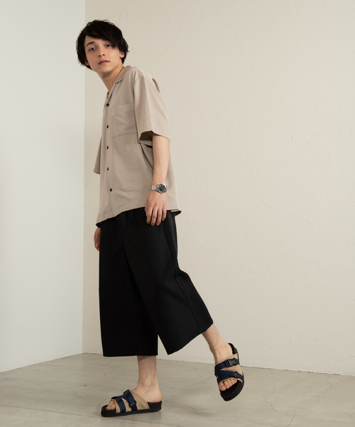 WEGO(ウィゴー)の「WEGO/ガウチョスラックス(スラックス・メンズ・ブラック・SMALL/MEDIUM/LARGE)」の4枚目の写真