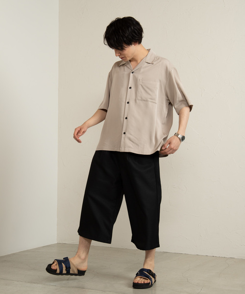WEGO(ウィゴー)の「WEGO/ガウチョスラックス(スラックス・メンズ・ブラック・SMALL/MEDIUM/LARGE)」の5枚目の写真