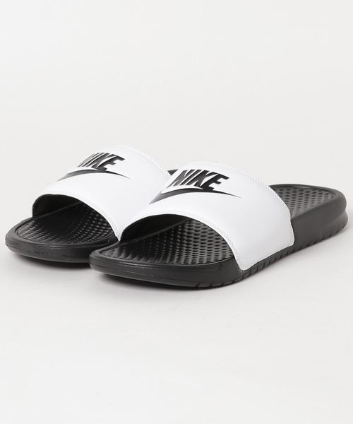 NIKE（ナイキ）の「ナイキ NIKE / ベナッシ JDI（サンダル・メンズ・ターコイズブルー/ホワイト×シルバー/ホワイト×ブラック/ブラック×ゴールド/ネイビー/ブラック×ホワイト・27.0cm/26.0cm/28.0cm）」の2枚目の写真