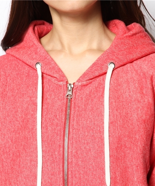 NANO universe（ナノユニバース）の「Champion/NU別注リバースウィーブ  フルジップカラーパーカー（パーカー・レディース・アイボリー/ネイビー/ブルー/レッド/グレー・MEDIUM）」の12枚目の写真