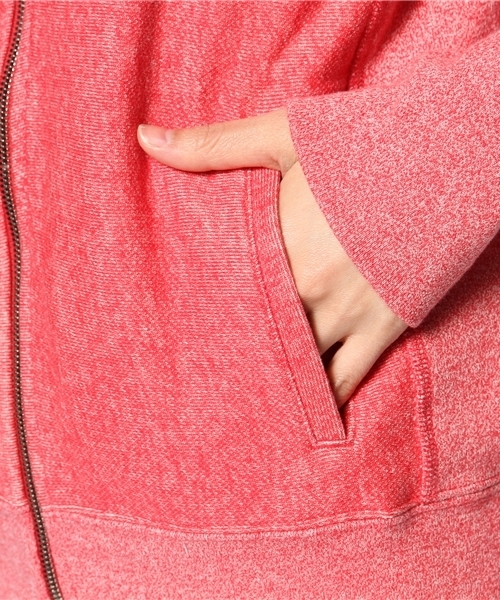 NANO universe（ナノユニバース）の「Champion/NU別注リバースウィーブ  フルジップカラーパーカー（パーカー・レディース・アイボリー/ネイビー/ブルー/レッド/グレー・MEDIUM）」の14枚目の写真