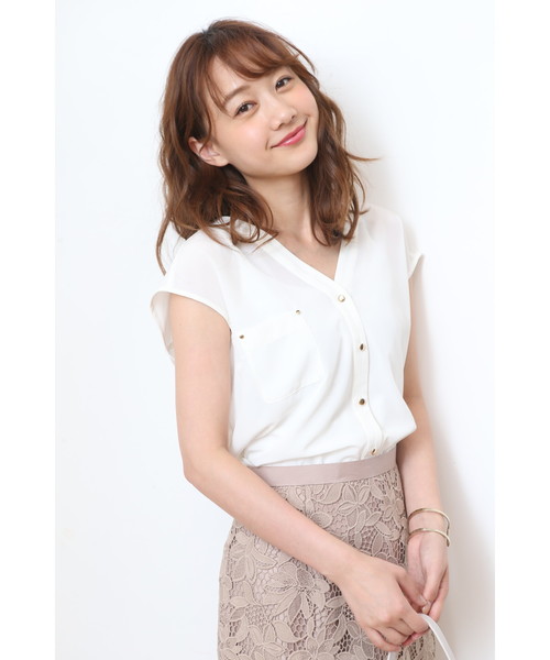JUSGLITTY - 新作JUSGLITTYとろみ抜けシャツ JUSGLITTY（ジャスグリッティー）の「とろみ抜けシャツ（シャツ