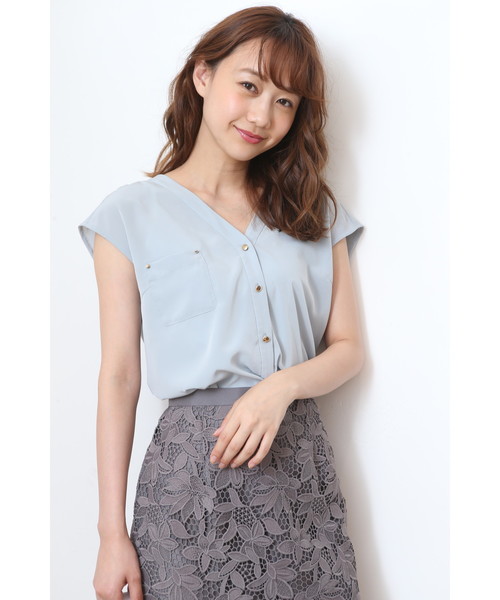 JUSGLITTY（ジャスグリッティー）の「とろみ抜けシャツ（シャツ 