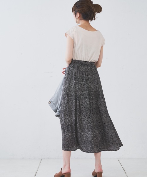 natural couture(ナチュラルクチュール)の「前後2WAYドッキングワンピース(ワンピース・レディース・アイボリー/ブラック/モカ/ミント・FREE)」の6枚目の写真