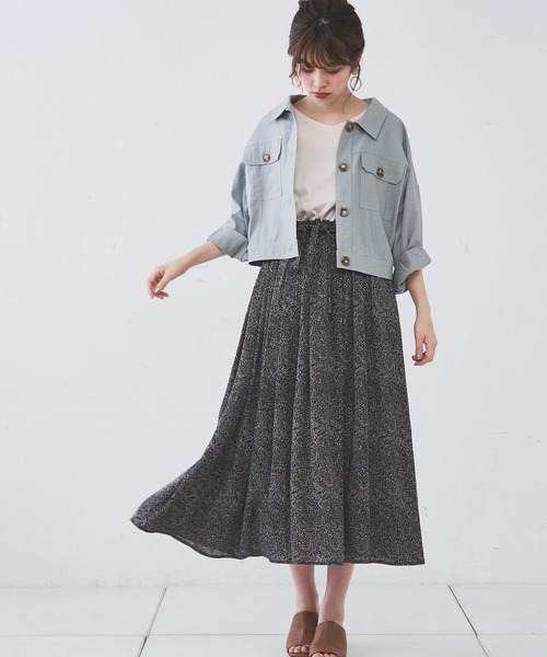 natural couture(ナチュラルクチュール)の「前後2WAYドッキングワンピース(ワンピース・レディース・アイボリー/ブラック/モカ/ミント・FREE)」の8枚目の写真