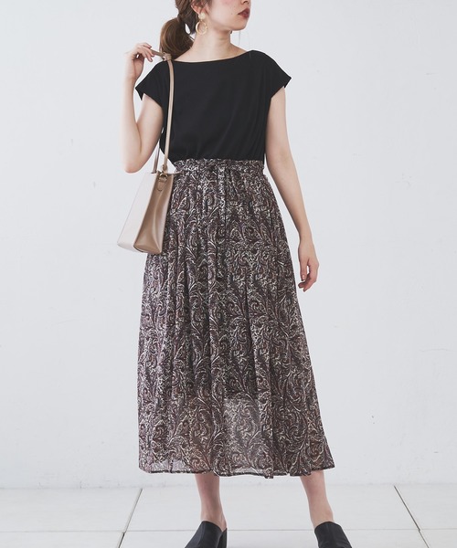 natural couture(ナチュラルクチュール)の「前後2WAYドッキングワンピース(ワンピース・レディース・アイボリー/ブラック/モカ/ミント・FREE)」の10枚目の写真