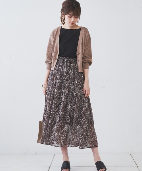 natural couture(ナチュラルクチュール)の「前後2WAYドッキングワンピース(ワンピース・レディース・アイボリー/ブラック/モカ/ミント・FREE)」の12枚目の写真
