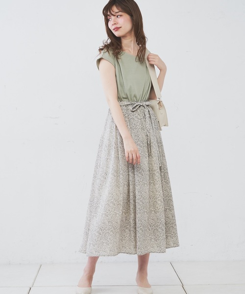 natural couture(ナチュラルクチュール)の「前後2WAYドッキングワンピース(ワンピース・レディース・アイボリー/ブラック/モカ/ミント・FREE)」の19枚目の写真