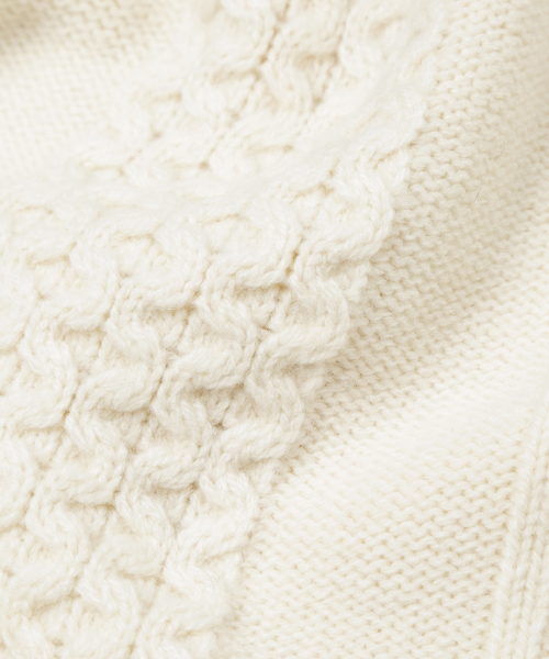 mame（マメ）の「KNIT（ニット/セーター・レディース・ホワイト/ブルー・1）」の10枚目の写真