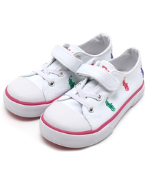POLO RALPH LAUREN | ベビー キッズ ポロ ラルフローレン バルハーバー モノグラム刺繍 Polo BAL HARBOUR CAP TOE REPEAT(スニーカー)