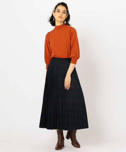 SHIPS（シップス）の「プリーツチェックスカート◇（スカート・レディース・ブラウン/ベージュ系その他/グリーン・ONE SIZE）」の11枚目の写真