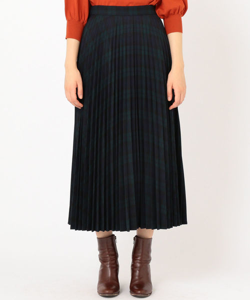 SHIPS（シップス）の「プリーツチェックスカート◇（スカート・レディース・ブラウン/ベージュ系その他/グリーン・ONE SIZE）」の15枚目の写真