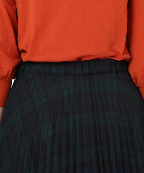 SHIPS（シップス）の「プリーツチェックスカート◇（スカート・レディース・ブラウン/ベージュ系その他/グリーン・ONE SIZE）」の19枚目の写真