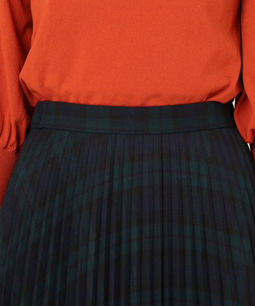 SHIPS（シップス）の「プリーツチェックスカート◇（スカート・レディース・ブラウン/ベージュ系その他/グリーン・ONE SIZE）」の20枚目の写真