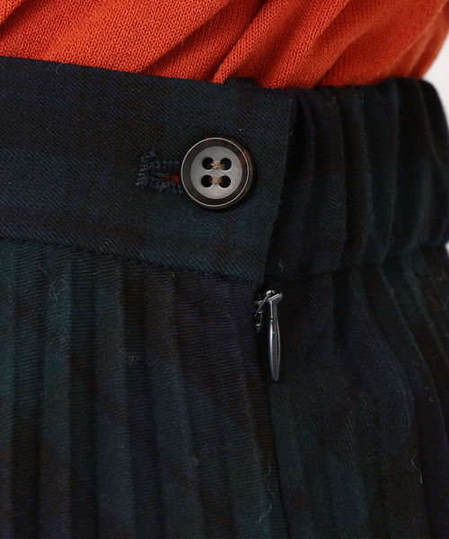 SHIPS（シップス）の「プリーツチェックスカート◇（スカート・レディース・ブラウン/ベージュ系その他/グリーン・ONE SIZE）」の21枚目の写真