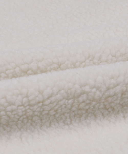 KANGOL(カンゴール)の「KANGOL シープボア オーバーサイズトレーナー フリース ビッグシルエット ドロップショルダー(スウェット・メンズ・オフホワイト/ブラック/杢グレー/キャメル/オリーブ/ネイビー・M/L)」の14枚目の写真