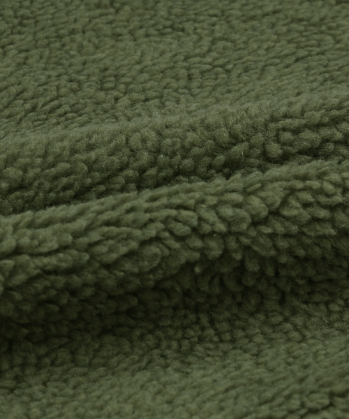 KANGOL(カンゴール)の「KANGOL シープボア オーバーサイズトレーナー フリース ビッグシルエット ドロップショルダー(スウェット・メンズ・オフホワイト/ブラック/杢グレー/キャメル/オリーブ/ネイビー・M/L)」の15枚目の写真