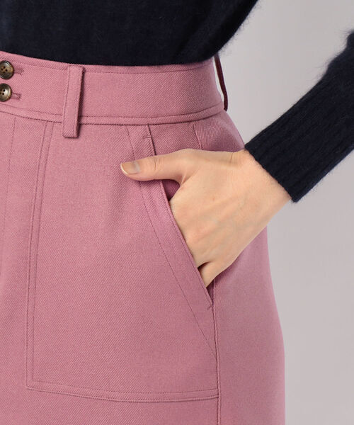 fredy repit（フレディレピ）の「[新色追加]ウーリーカルゼセミタイトスカート（スカート・レディース・ネイビー/カーキ/ピンク/キャメル/オレンジ・38/36）」の11枚目の写真