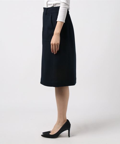 fredy repit（フレディレピ）の「[新色追加]ウーリーカルゼセミタイトスカート（スカート・レディース・ネイビー/カーキ/ピンク/キャメル/オレンジ・38/36）」の21枚目の写真