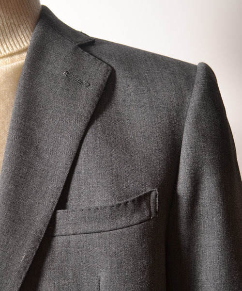 AMERICAN RAG CIE（アメリカンラグシー）の「AMERICAN RAG CIE&Magine COMMONWARE SUPER100'S ストレッチウール テーラードジャケット（テーラードジャケット・メンズ・ブラック/グレー・48/44/46）」の12枚目の写真