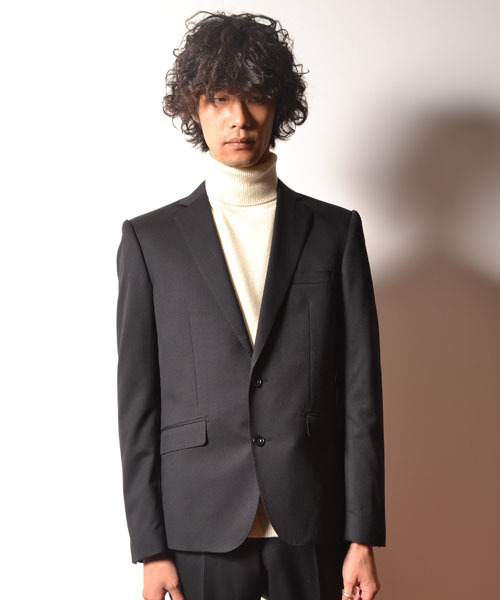 AMERICAN RAG CIE（アメリカンラグシー）の「AMERICAN RAG CIE&Magine COMMONWARE SUPER100'S ストレッチウール テーラードジャケット（テーラードジャケット・メンズ・ブラック/グレー・48/44/46）」の15枚目の写真