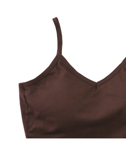 select MOCA(セレクトモカ)の「バックラウンドキャミソール(キャミソール・レディース・ブラック/ブラウン/マスタード・FREE)」の14枚目の写真