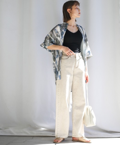 select MOCA(セレクトモカ)の「バックラウンドキャミソール(キャミソール・レディース・ブラック/ブラウン/マスタード・FREE)」の6枚目の写真