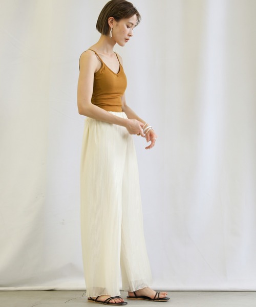 select MOCA(セレクトモカ)の「バックラウンドキャミソール(キャミソール・レディース・ブラック/ブラウン/マスタード・FREE)」の22枚目の写真