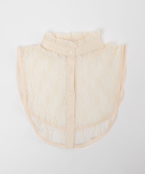 WEGO（ウィゴー）の「WEGO/レース付け襟（付け襟・レディース・ホワイト/オフホワイト/ブラック・FREE）」の5枚目の写真