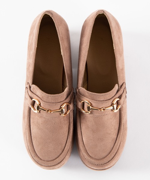 WEGO（ウィゴー）の「WEGO/ビット付きヒールローファー（ローファー・レディース・ブラック/ブラック系その他/ベージュ・MEDIUM/LARGE）」の20枚目の写真