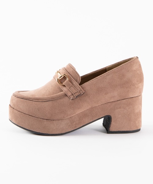 WEGO（ウィゴー）の「WEGO/ビット付きヒールローファー（ローファー・レディース・ブラック/ブラック系その他/ベージュ・MEDIUM/LARGE）」の16枚目の写真