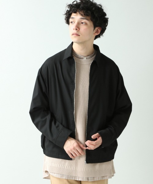 RAGEBLUE（レイジブルー）の「TRジップブルゾン/866169（ブルゾン・メンズ・ブラック/オリーブ/グレー系その他/ベージュ・MEDIUM/LARGE）」の2枚目の写真
