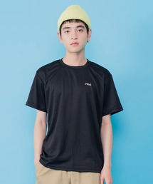 FILA/フィラ 吸汗速乾 ワンポイント ブランド ロゴ 刺繍 半袖 Tシャツ