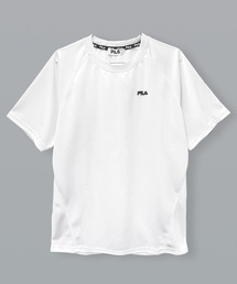 FILA/フィラ 吸汗速乾 ワンポイント ブランド ロゴ 刺繍 半袖 Tシャツ