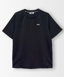 FILA/フィラ 吸汗速乾 ワンポイント ブランド ロゴ 刺繍 半袖 Tシャツ