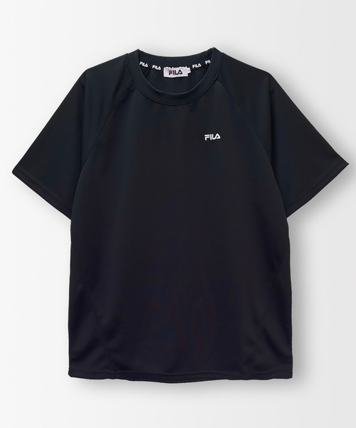 FILA（フィラ）の「FILA/フィラ 吸汗速乾 ワンポイント ブランド ロゴ 刺繍 半袖 Tシャツ（Tシャツ/カットソー・メンズ・ネイビー/ブラック/ホワイト/チャコールグレー/グレー系その他/ブルー系その他/レッド/ブラック系その他/ホワイト系その他/ライトグレー/ブラック系/ホワイト系/ネイビー系・L/LL/M/4L/3L）」の5枚目の写真
