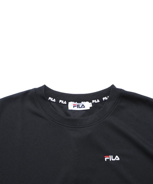 FILA（フィラ）の「FILA/フィラ 吸汗速乾 ワンポイント ブランド ロゴ 刺繍 半袖 Tシャツ（Tシャツ/カットソー・メンズ・ネイビー/ブラック/ホワイト/チャコールグレー/グレー系その他/ブルー系その他/レッド/ブラック系その他/ホワイト系その他/ライトグレー/ブラック系/ホワイト系/ネイビー系・L/LL/M/4L/3L）」の14枚目の写真