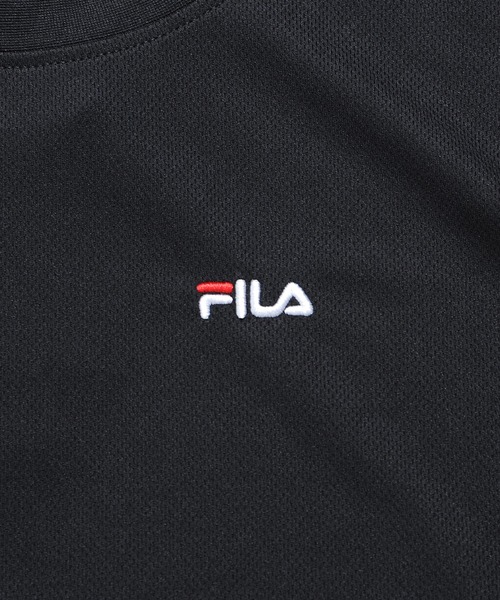 FILA（フィラ）の「FILA/フィラ 吸汗速乾 ワンポイント ブランド ロゴ 刺繍 半袖 Tシャツ（Tシャツ/カットソー・メンズ・ネイビー/ブラック/ホワイト/チャコールグレー/グレー系その他/ブルー系その他/レッド/ブラック系その他/ホワイト系その他/ライトグレー/ブラック系/ホワイト系/ネイビー系・L/LL/M/4L/3L）」の15枚目の写真
