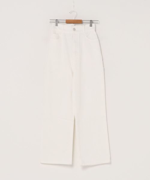 Culture Medium(カルチャーミディアム)の「デニムバックレースアップパンツ(デニムパンツ・レディース・ホワイト/ネイビー/サックスブルー/ブルー・FREE)」の2枚目の写真