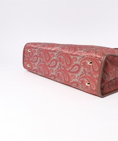 DouDou（ドゥドゥ）の「ペイズリー柄トートBAG（ショルダーバッグ・レディース・レッド・FREE）」の4枚目の写真