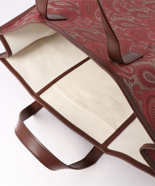 DouDou（ドゥドゥ）の「ペイズリー柄トートBAG（ショルダーバッグ・レディース・レッド・FREE）」の8枚目の写真