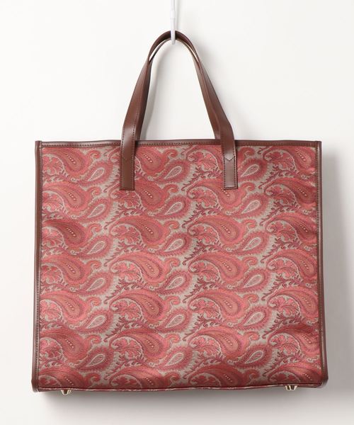 DouDou（ドゥドゥ）の「ペイズリー柄トートBAG（ショルダーバッグ・レディース・レッド・FREE）」の2枚目の写真