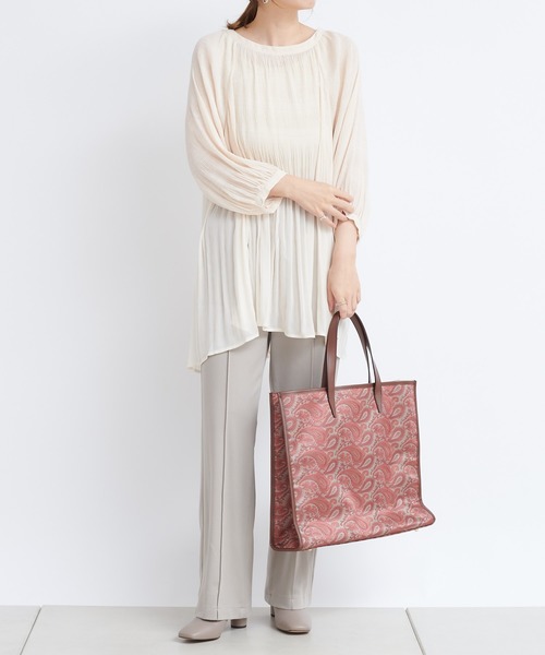 DouDou（ドゥドゥ）の「ペイズリー柄トートBAG（ショルダーバッグ・レディース・レッド・FREE）」の11枚目の写真