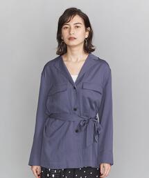 BEAUTY&YOUTH UNITED ARROWS | BY オープンカラーベルトシャツジャケット(シャツ/ブラウス)