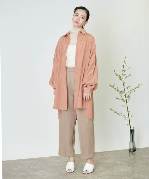 forksy.(フォルクシー)の「【forksy.】センタープレスタッサーソフトコクーンパンツ(スラックス・レディース・ブラック/ベージュ/ライトベージュ・FREE)」の18枚目の写真